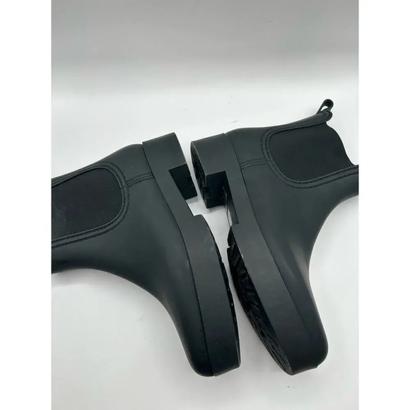 Jeffrey Campbell Rainz Boot in Black chunky lug platform sole Chealse boot sz 10 - Picture 6 of 9